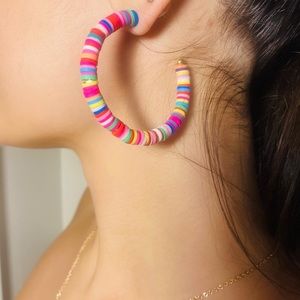 MULTI COLORED HOOPS ⚡️⚡️
